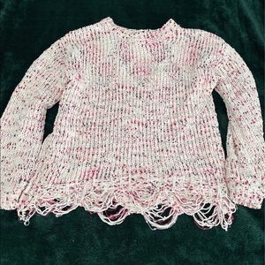 Rue 21 semi-distressed knit sweater
